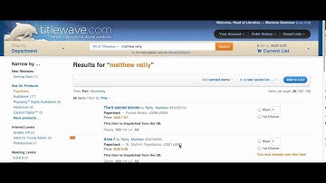 TitleWave - ordering hard copy.