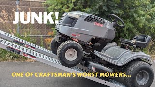 Craftsman LT1500 Riding Mower needed WAY more work than I thought