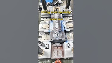 Fitting mold carefully! China injection mold supplier | Plastic molding factory. #injectionmould