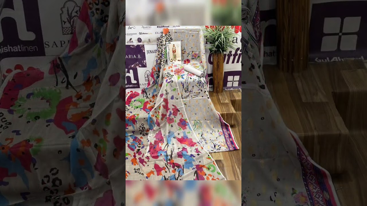 SYRAH BY GULLJEE VOL 1 LAWN PRINTED SUIT WITH CHIFFON DUPATTA ||🏷️1900/-📲6394960240