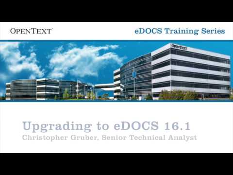 eDOCSDMトレーニング-eDOCS16.1へのアップグレード