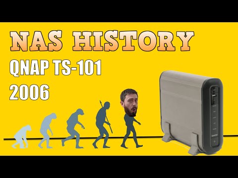 NAS History - The QNAP TS-101 NAS  1-Bay from 2006