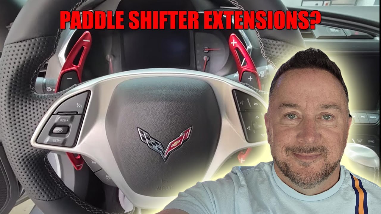 C7 Corvette paddle shifter extension install - YouTube