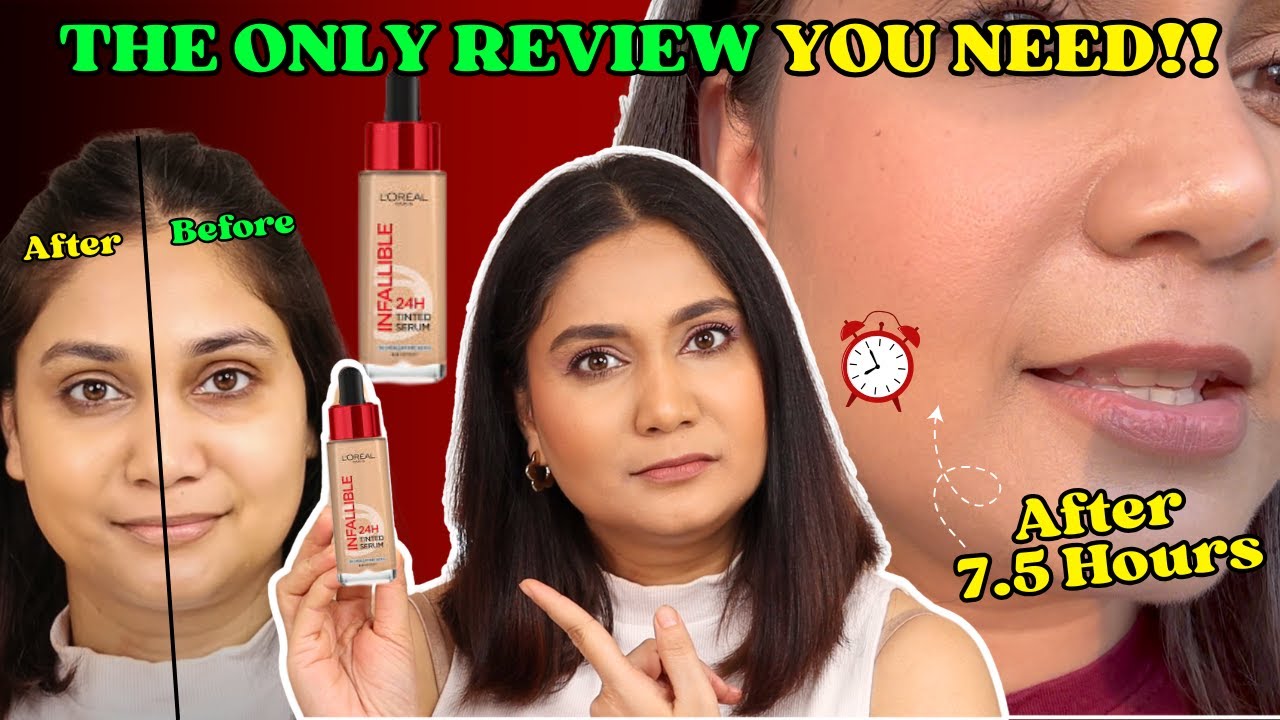 Trying the VIRAL L’Oreal Paris Tinted Serum So You Don’t Have To! 👀 Is it a SERUM or a FOUNDATION??