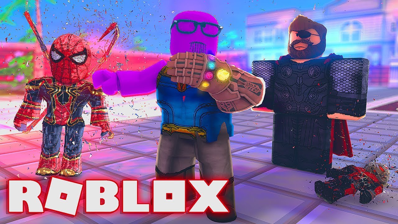 Becoming Thanos In Superhero Simulator For 5000 Robux The - roblox superhero superheroes hideaway
