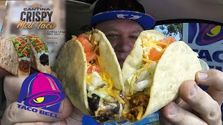 Taco Bell ⭐Cantina Crispy Melt Tacos⭐ Food Review!!!