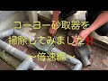 コーヨー砂取器を掃除してみました‼️～倍速編～