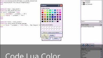 How to Change Server.Lua Director Lua Code Color