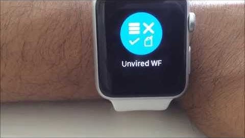Apple Watch: Unvired Workflow for SAP