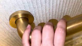 Honest review of Kingston Brass Grab Bar, Brushed Brass