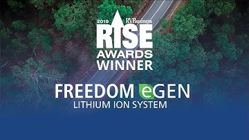 Rise Awards Winner - FREEDOM eGEN Lithium Ion System