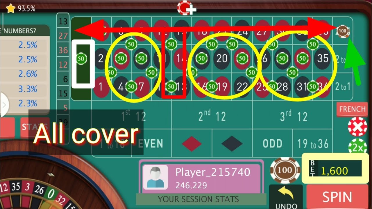 All cover, session win 50k Just 5 minutes,New roulette strategy and wining tricks, roulette