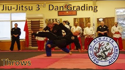 Jiu-Jitsu 3rd Dan Grading: Throwing Techniques
