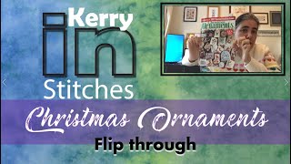 #Flosstube Flip Through Just Cross Stitch Christmas Ornament edition 2021