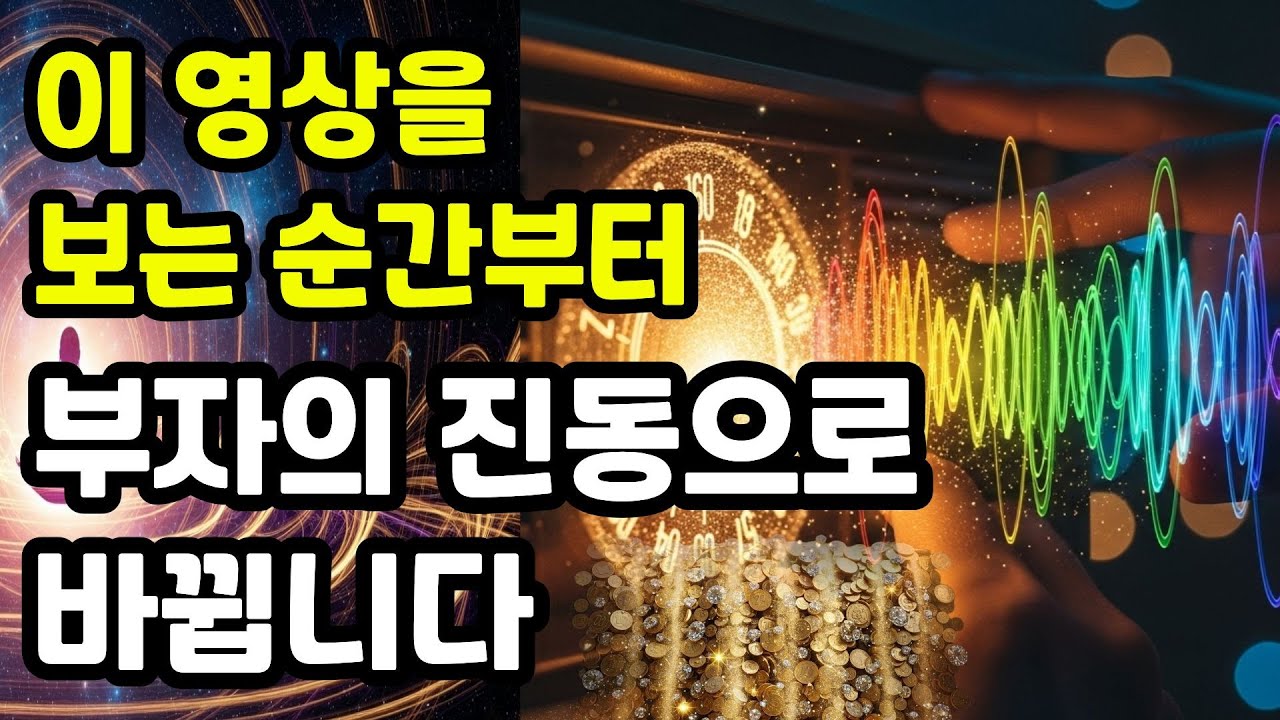 부자의 씨앗을 심는 방법, 99%가 모르는 진동의 법칙 부의 공식