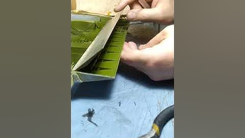P-40e Scratch Built Metal Model.Alluminiun model.flaps p 40e part 2