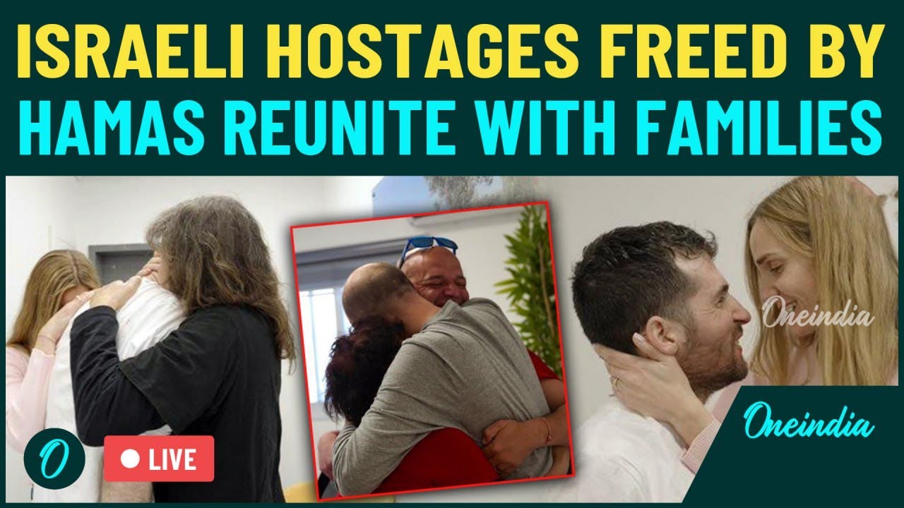 Hamas Releases Hostages LIVE | Released Captives Reunite With Families ...