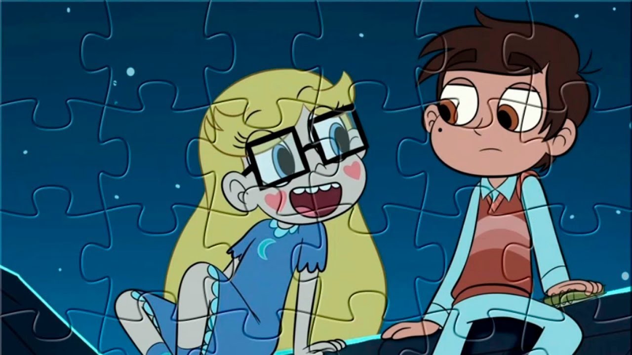 Звёздная принцесса и силы зла пазл игра для детей - YouTube