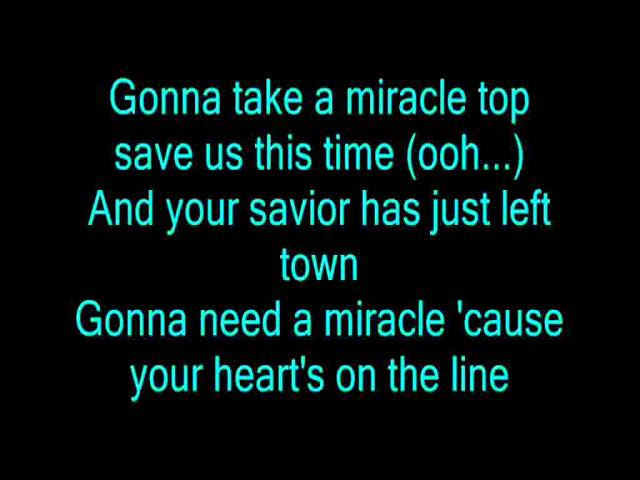 Bon Jovi - Miracle (with lyrics) class=