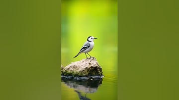 The Power of Stylization: Midjourney v5.1 Low vs. High Transformations of a White Wagtail