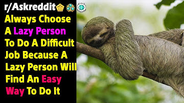 Reddit Whats the Extreme Lazy Person you have come across ? (r/AskReddit | Reddit Stories)