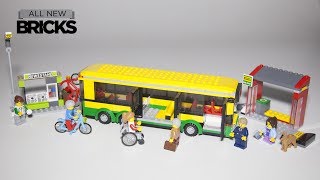 LEGO City Bushaltestelle mit Minifigur Kind mit Handy und Hund aus Set 60154 NEU 