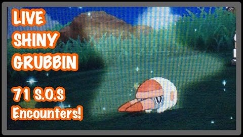 {LIVE} Shiny Grubbin in Pokemon Moon After 71 S.O.S Encounters!