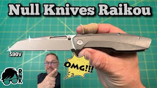 Unboxing & installing Skiffs on my Null Knives Raikou knife… an interesting tail.