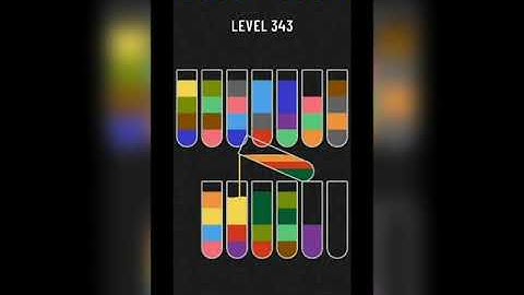 Water sort puzzle level 343