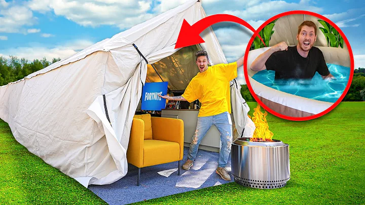 Ultimate MEGA TENT Overnight Survival Challenge!