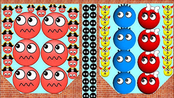 🥰 Hide Ball brain teaser games 🥰 - save the bee & dogs 🆚 lucky balls 2048 Gameplay part 27