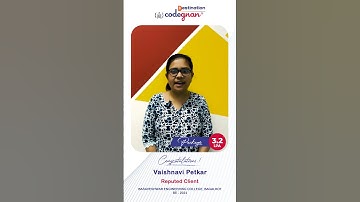 Vaishnavi Student Review  | Destination Codegnan | Success Celebration🤞  #java #training #bangalore