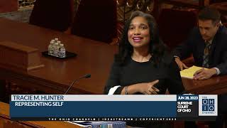Judge Tracie Hunter argues before the Ohio Supreme Court about corrupt judges and prosecutors
