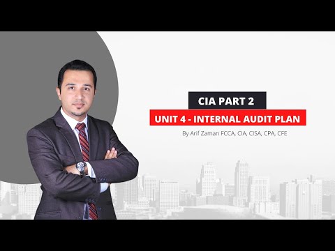 CIA Part 2 | Unit 4: Internal Audit Plan