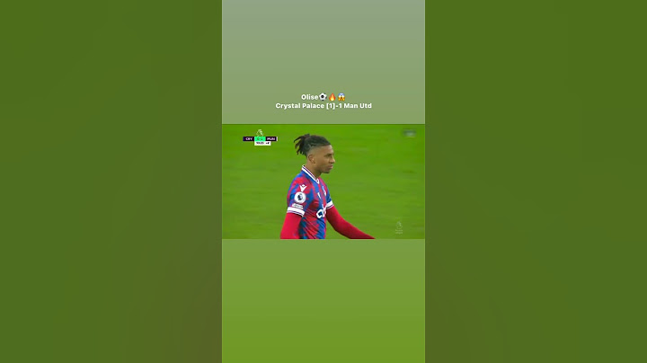 Michael Olise 🚀 Free Kick goal against Manchester united