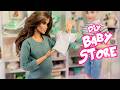 How to make a mini brands store  baby store   my mini baby  folding doll room  barbie crafts