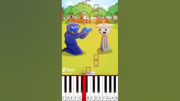 Sprunki Hugging Smiling #sprunki #shorts #meme (@lupdup) - Octave Piano Tutorial