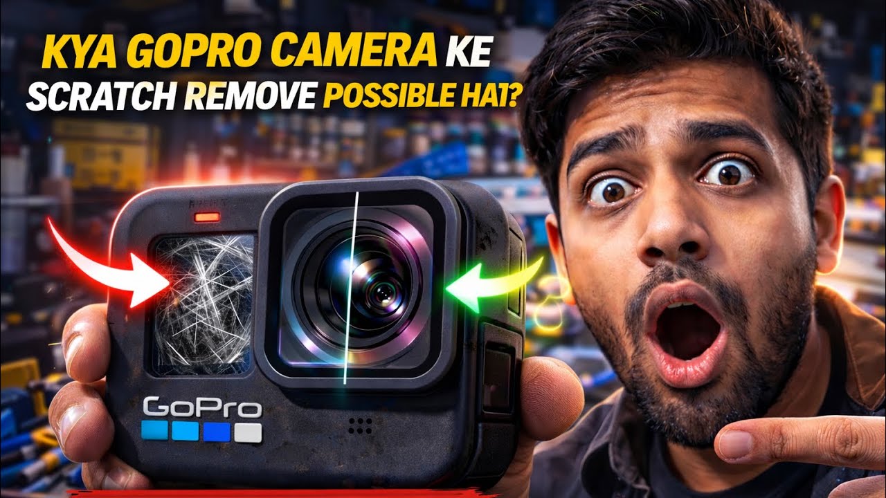 GoPro Camera Lens Scratch Remove 😱 | Like New Again . - YouTube