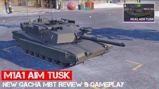 M1A1 Aim Tusk New Mbt Gacha Review & Gameplay Mwt Tank Battles