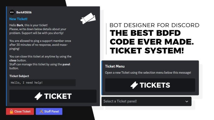 Source Bot de Ticket com Verificação - Discord - Bots e Automação - GGMAX