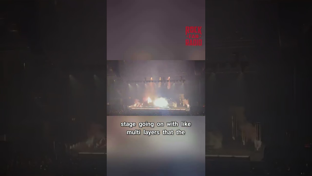 The curtain dropped to reveal Electric Callboy’s insane stage!