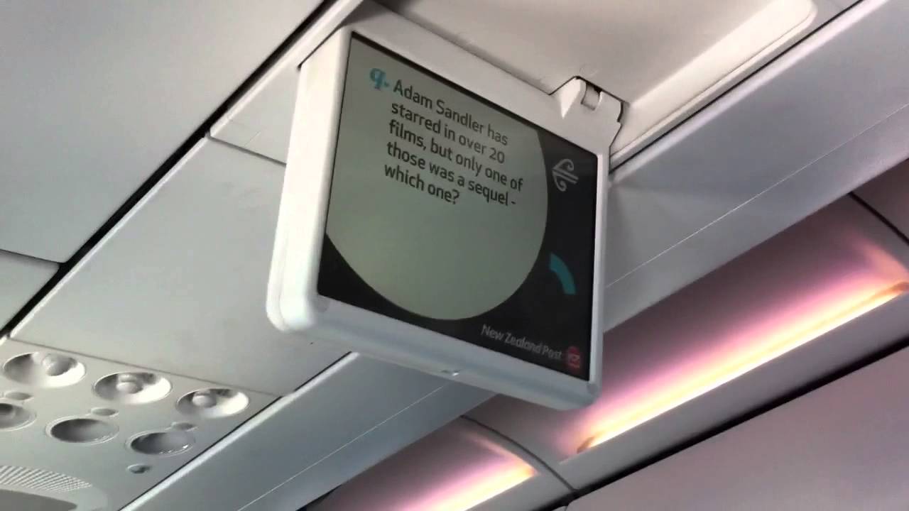 a sign on a plane