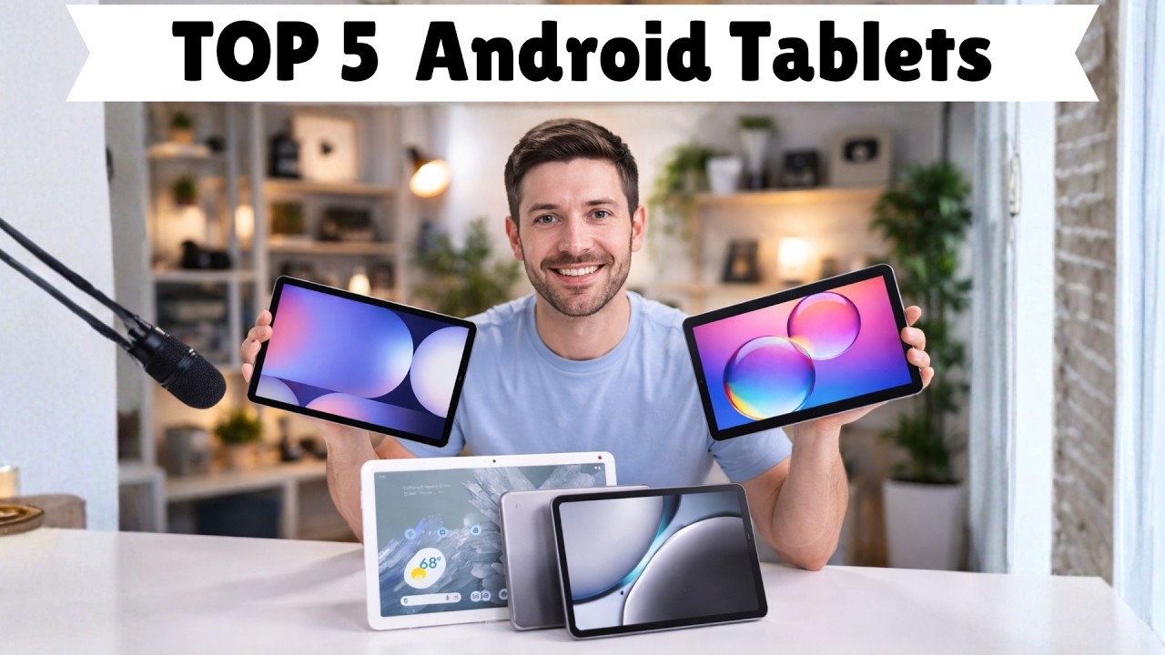 Top 5 Android Tablets of 2026 — Best for Work, Gaming & Netflix - YouTube