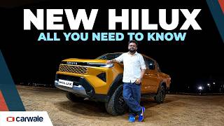 New Toyota Hilux Detailed Walkaround | Engine, Variants, Prices & Interior Detailed