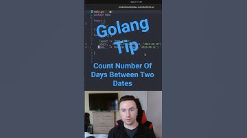 Go Tip: Count Number Of Days Between Two Dates