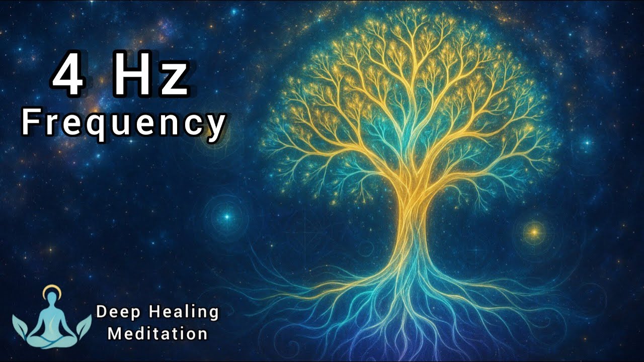 4 Hz Binaural Beats | Deep Relaxation Music for Meditation, Sleep ...