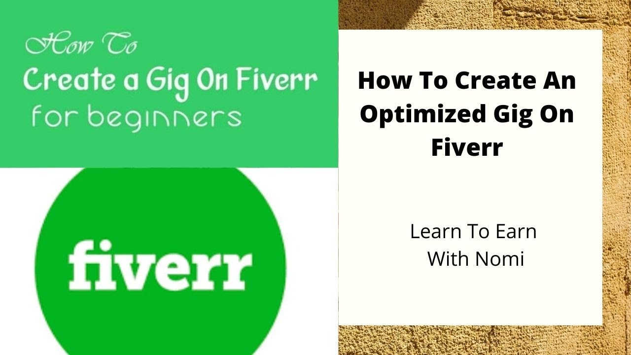 How To Create Gig On Fiverr - YouTube