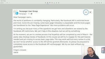 Facepager access to Facebook API