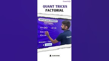 Do you know Factorial? | Maths | CAT 2024 | Quantitative Aptitude | #coachifycat #catpreparation