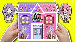 Toca Life World Quiet Book#57 Pink And Purple House In Quiet Book screenshot 4